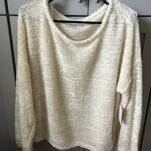 LC Lauren Conrad Sweater - Buttercream